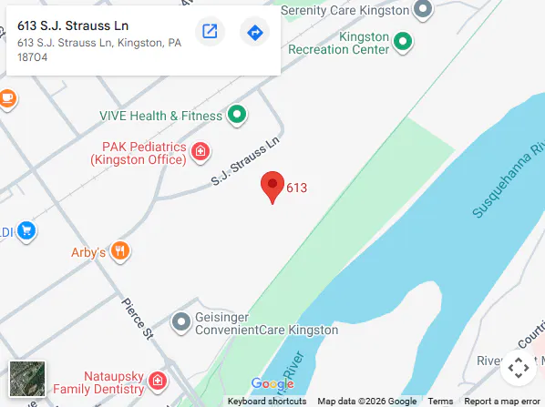 Location, 613 S.J. Strauss Ln, Kingston, PA 18704